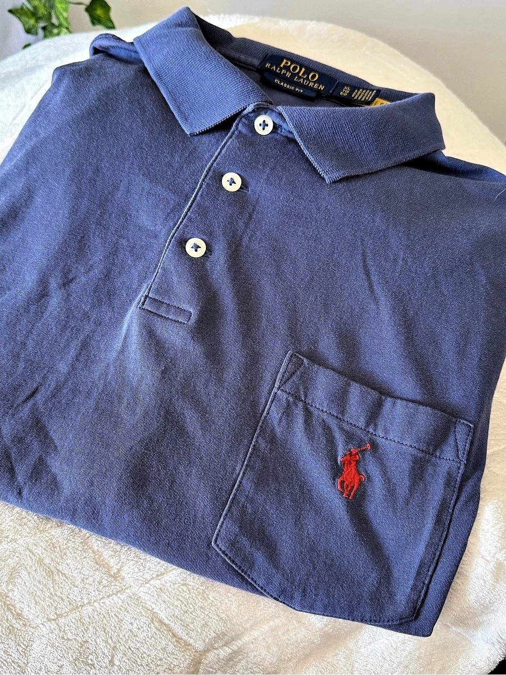 Polo Ralph Lauren Classic Fit Polo Men's Polo Blue Size XL Like New